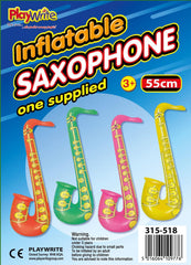 12 Inflatable Saxophones 55cm
