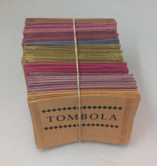 Winner Tombola Tickets - 100 Numbered Winning Tickets (Assorted Colours)