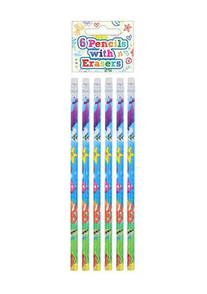 6 Sea Life Pencils