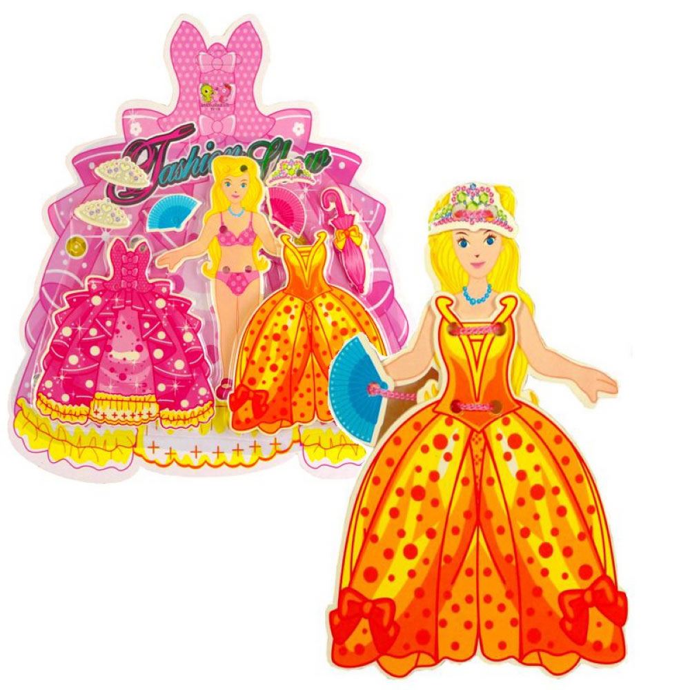 24 Knit and Thread Dress Up Doll Kits