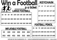 Football Tombola Game - Half Set