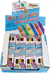48 Packs of 6 Wax Crayons