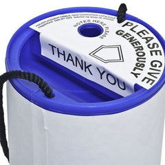 10 Security Seals / Labels for Charity Money Collection Boxes
