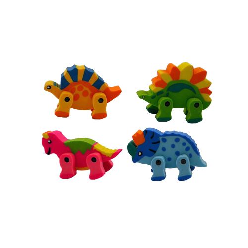 72 Dinosaur Erasers