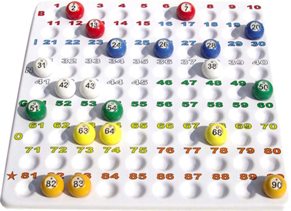 Small Bingo Checkboard for 22mm Balls