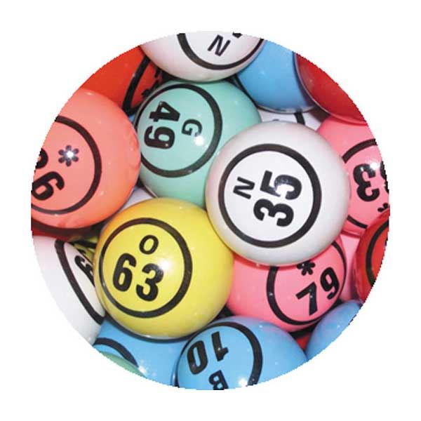 Set of 90 Numbered Bingo Balls - 38mm