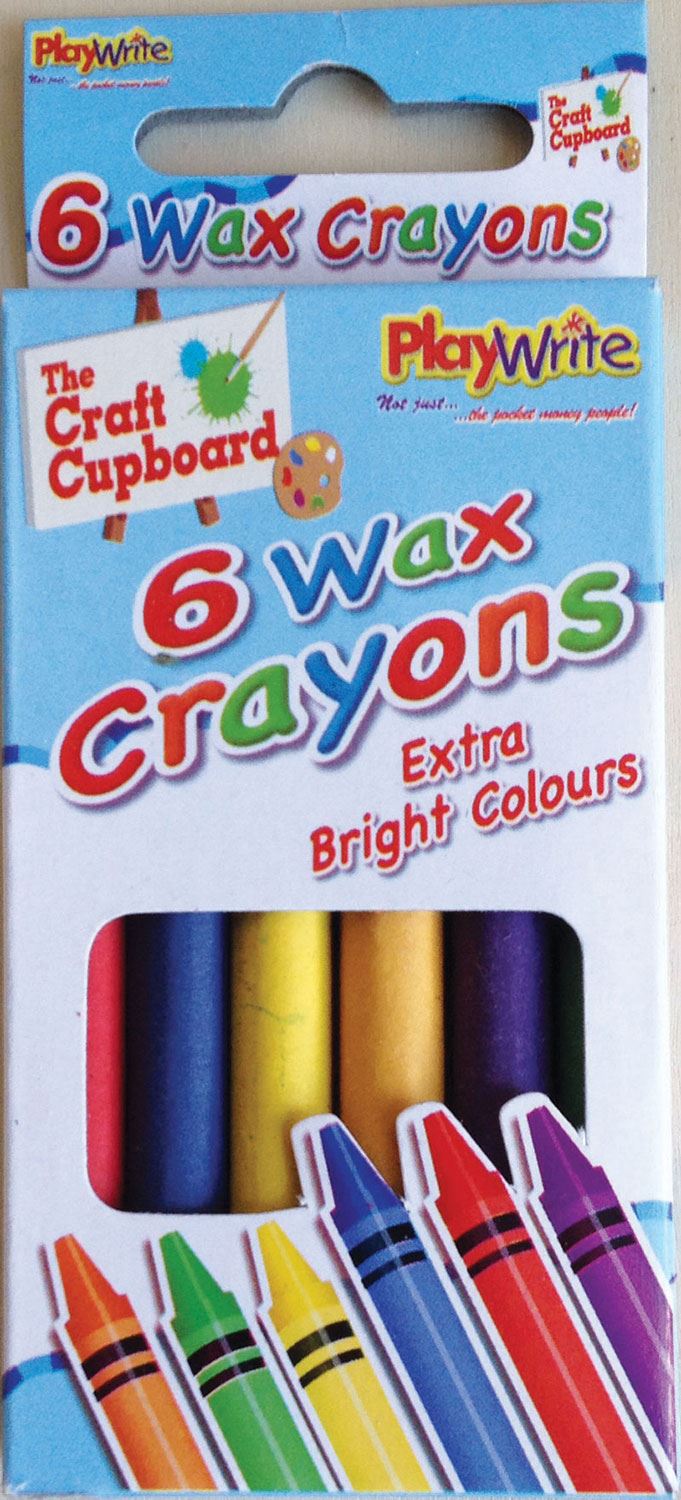 48 Packs of 6 Wax Crayons