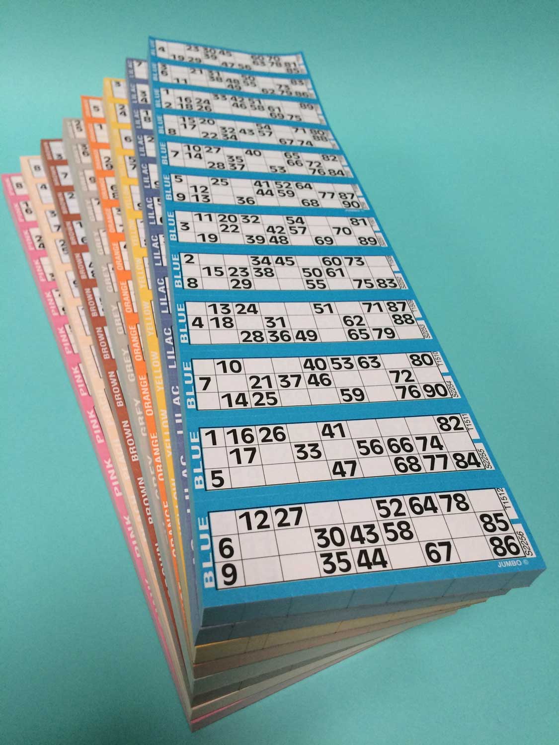 8 Pads of Bingo Single Flyers - 12 To View