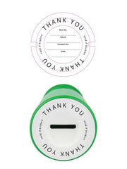 10 Security Seals / Labels for Eco Charity Money Collection Boxes