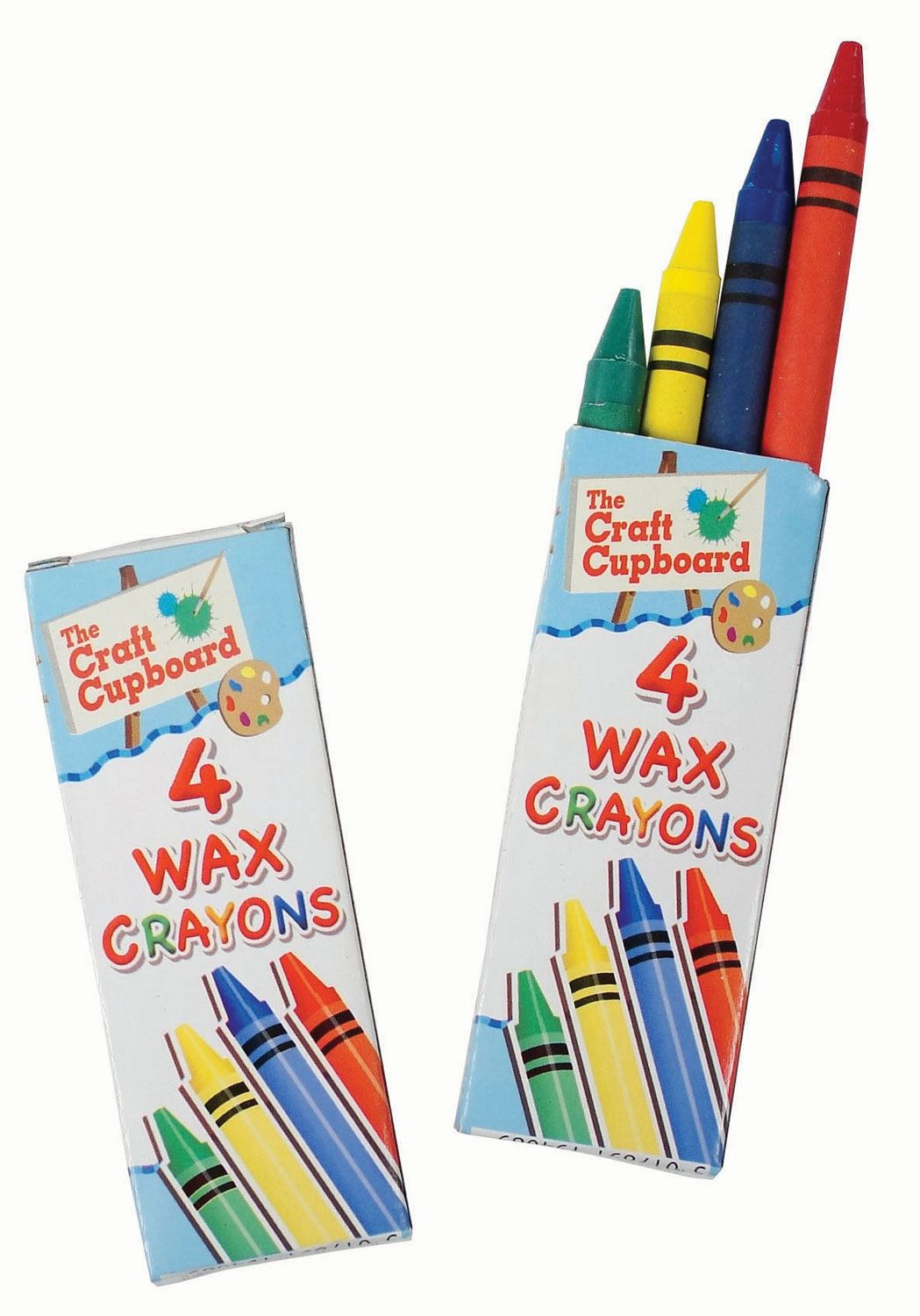 100 Packs of 4 Wax Crayons