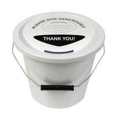 Charity Money Collection Bucket 5 Litres