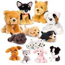 Dogs Soft Toy Tombola Game - Half Set